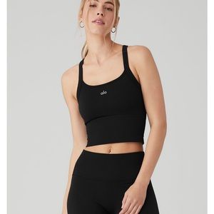 Alo Seamless Ribbed Favorite Bra Tank
